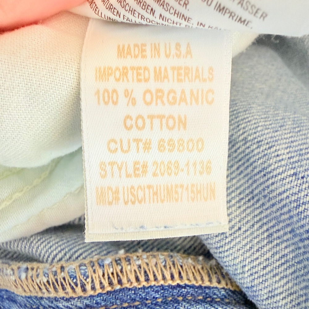 Citizens of Humanity Brynn Drawstring Trousers Wide Leg Jeans Blue Organic 25 - Picture 10 of 10